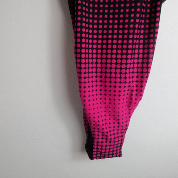 Sporti Swimsuit Womens 36 Pink Polka Dot Stretch Keyhole‎ Back Spaghetti Strap - Picture 4 of 8